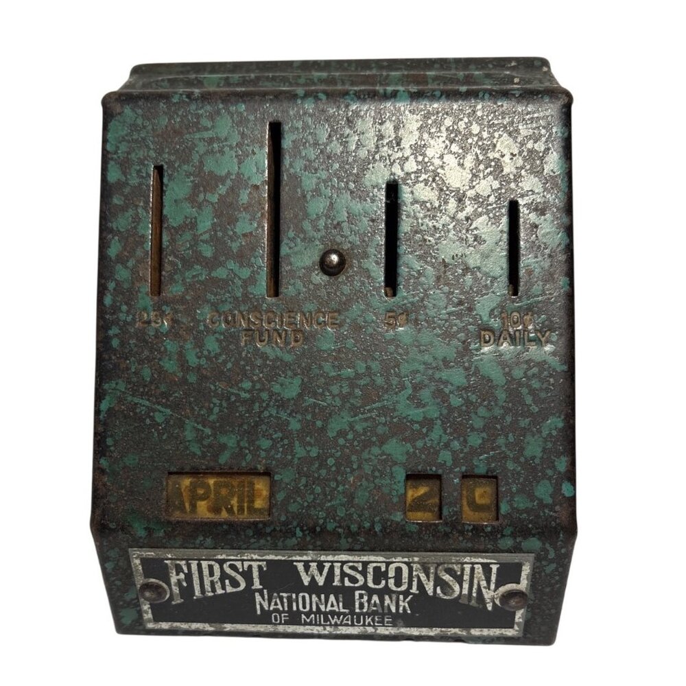 Speer Rosefelt Calendar Dime Bank First Wisconsin National Bank Of Milwaukee Vtg
